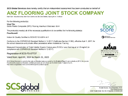 What Does FloorScore Certification Mean for your Family?